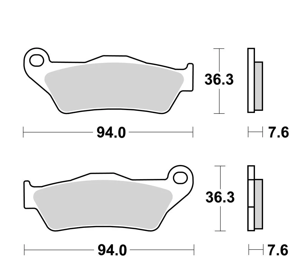 Pastillas de freno delanteras sinterizadas 07BB04SD KTM / Husqvarna / Sherco | Brembo - Image 2