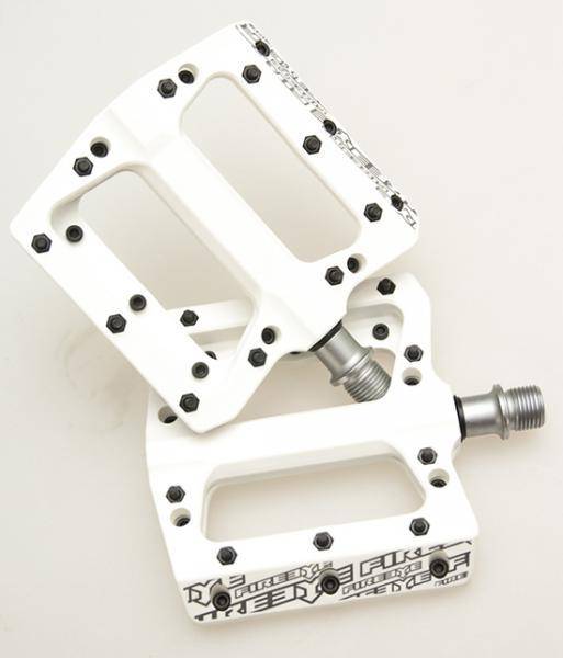 Pedal para Bicicleta Fire Eye Hot Candy Plastico Blanco