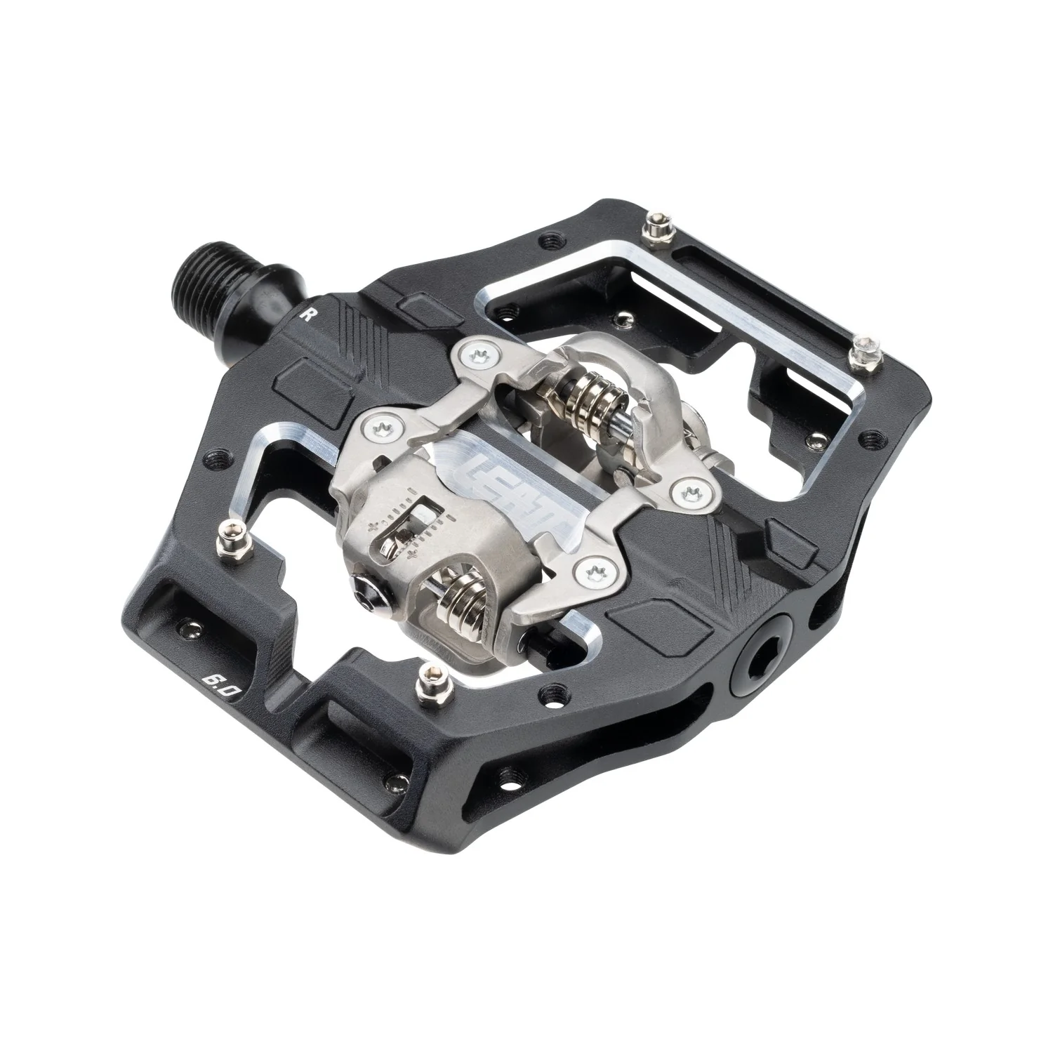Pedales Leatt Fijaciones Gravity 6.0 Clip-in 110x88mm Negro