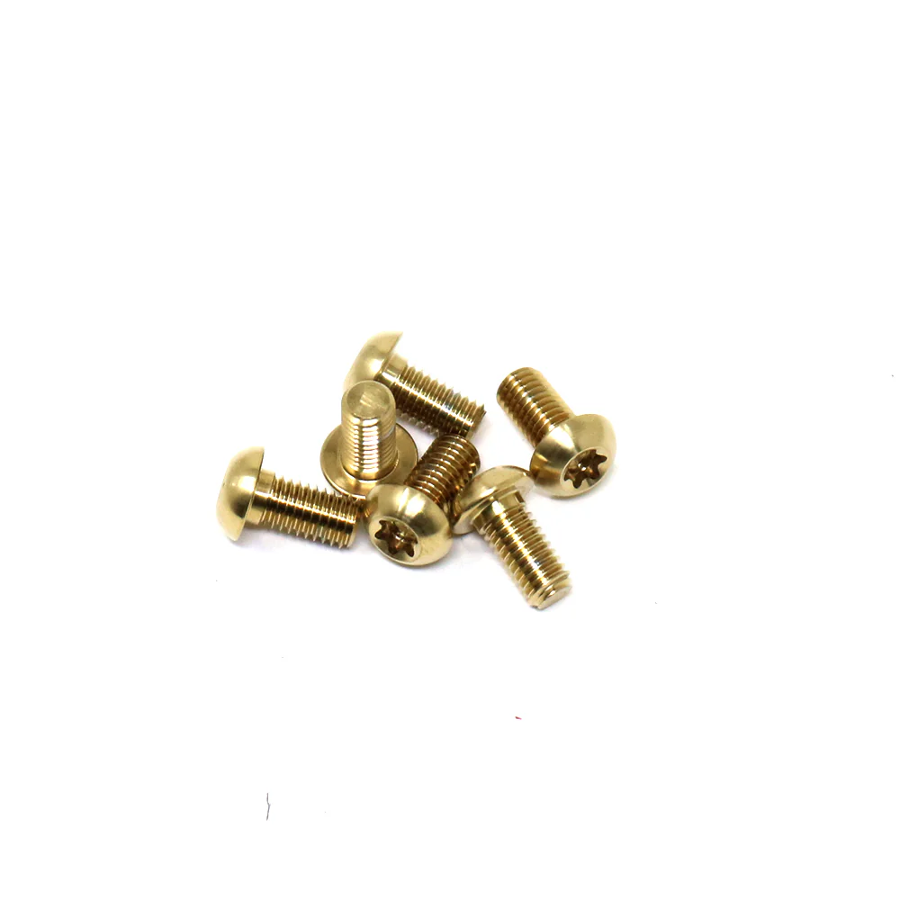 Pernos a2z Titanio para disco 6pcs Dorados - Image 2