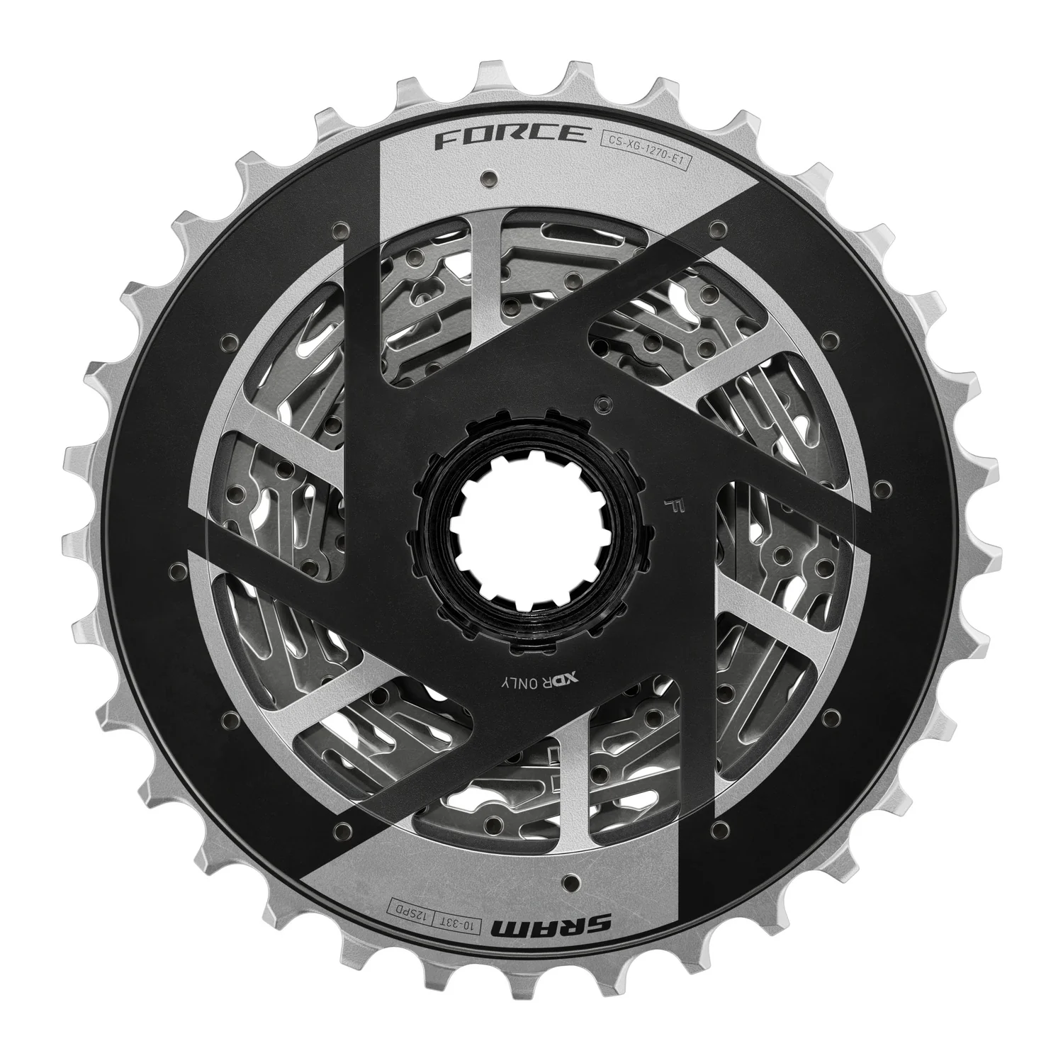 Piñón SRAM XDR Flattop E1 XG1270 12V 10-33T Plateado - Image 3