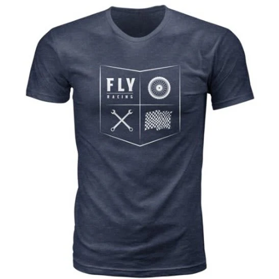 Polera All Things Moto Tee Navy Fly Racing