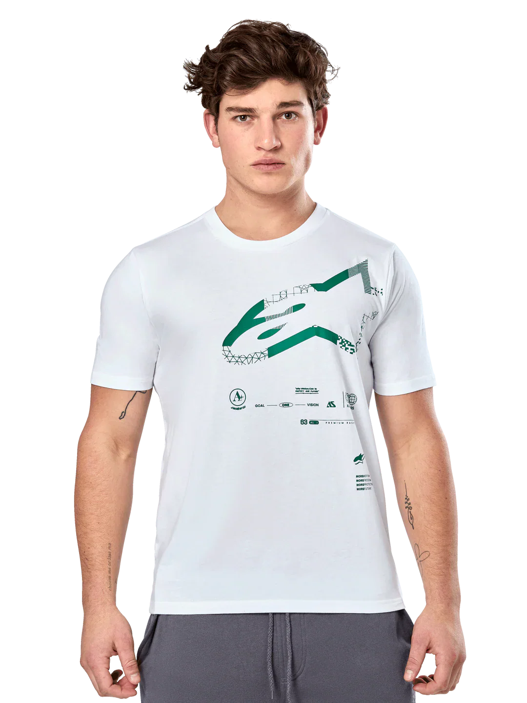 Polera Alpinestars CSF Geográfica Blanco - Image 4