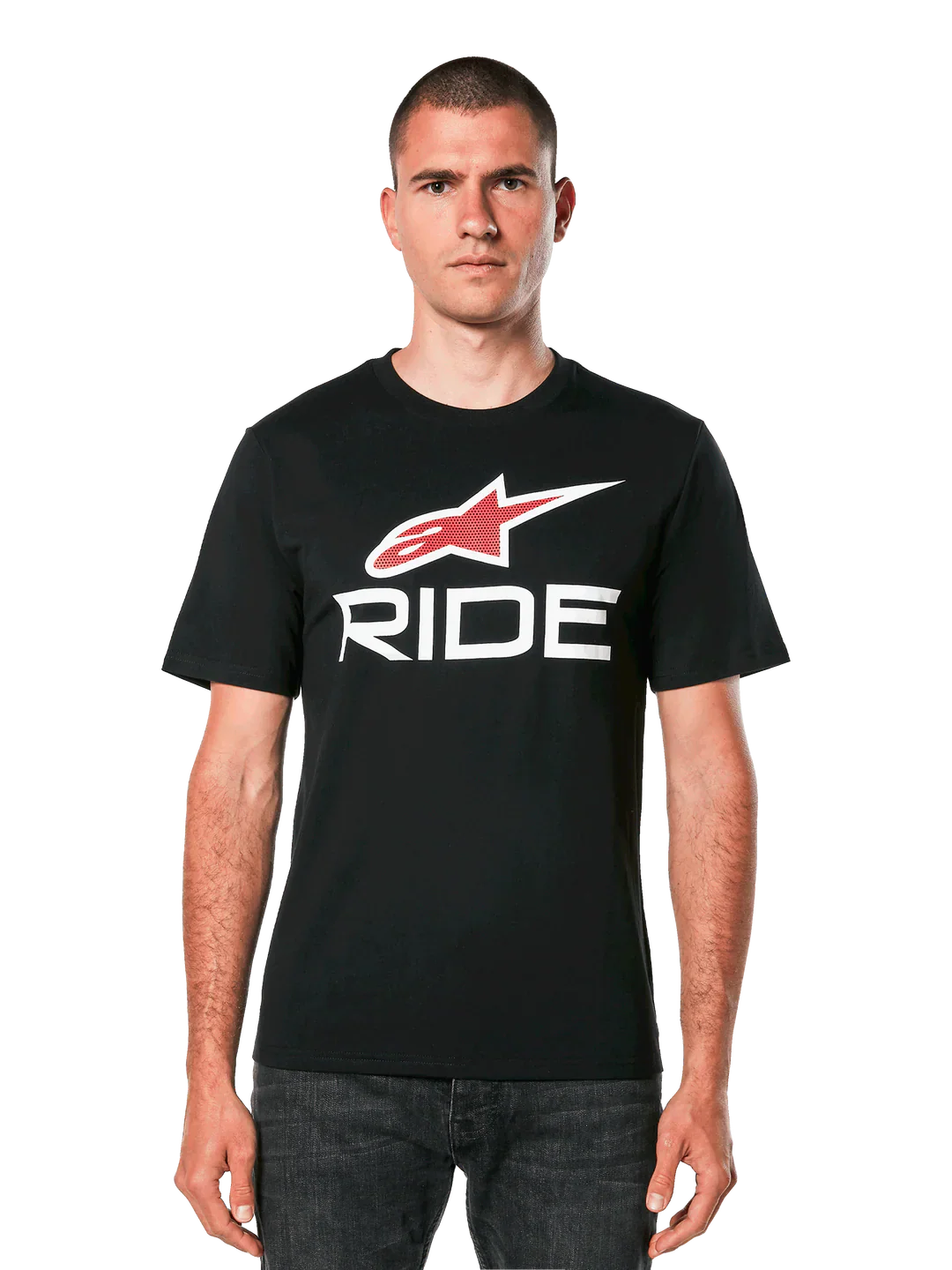 Polera Alpinestars Ride 4.0 CSF Negro Blanco - Image 2