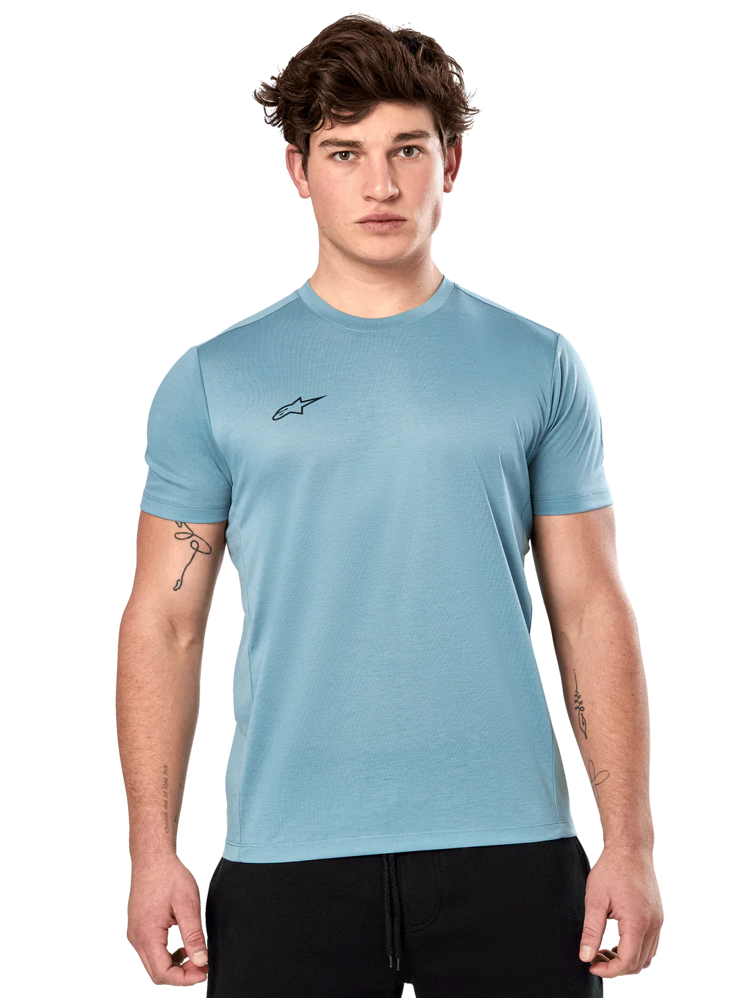 Polera Alto Rendimineto Alpinestars Point Azul Claro - Image 4