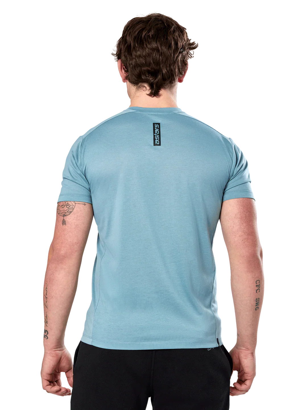 Polera Alto Rendimineto Alpinestars Point Azul Claro - Image 5