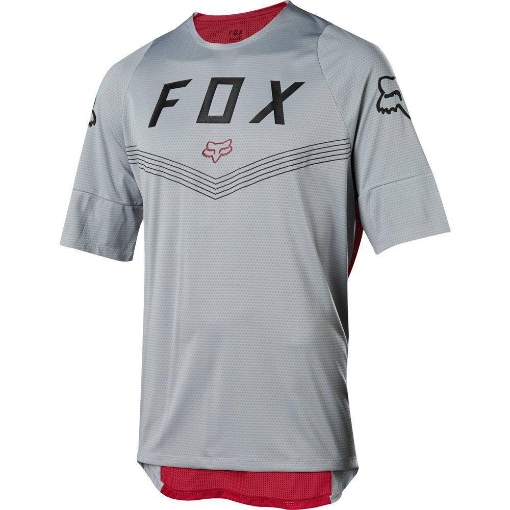 Polera Bicicleta Defend Fine Line Gris Fox Racing.