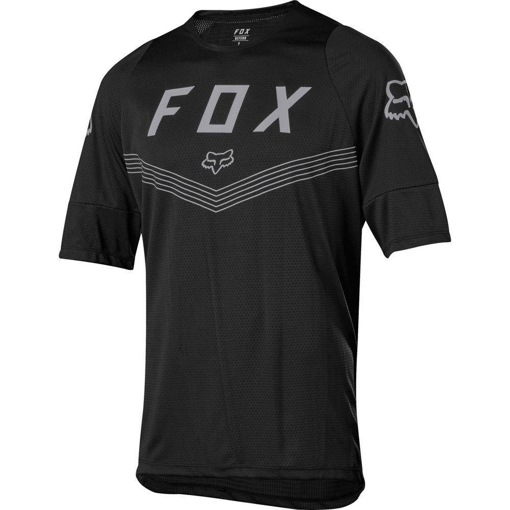 Polera Bicicleta Defend Fine Line Negro Fox Racing.