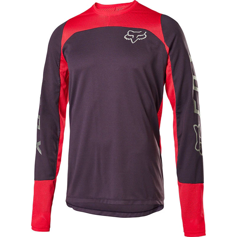 Polera Bicicleta Defend Ls Morado Fox Racing