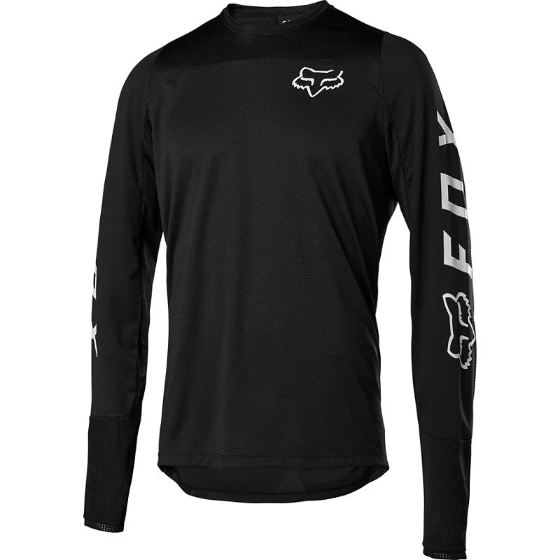 Polera Bicicleta Defend Ls Negro Fox Racing