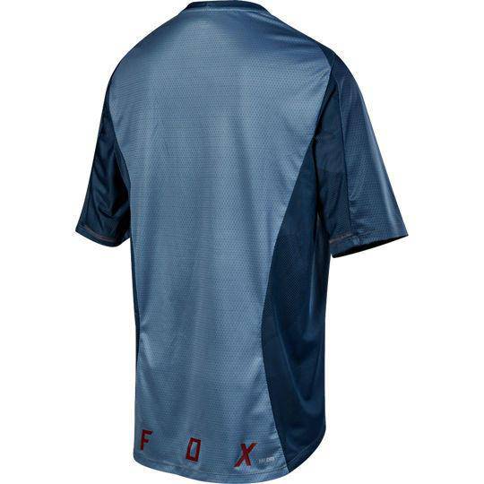 Polera Bicicleta Demo Camo Burn Azul Fox Racing. - Image 2