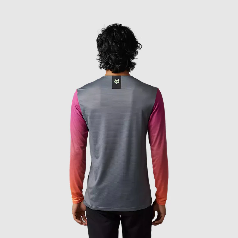 Polera Bicicleta Flexair Arcadia Manga Larga Gris Fox (Open Box) - Image 3
