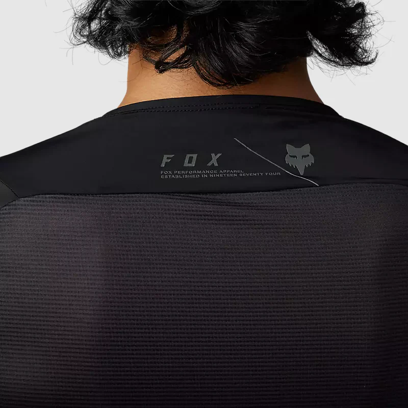 Polera Bicicleta Flexair Ascent Manga Larga Negro Fox - Image 3