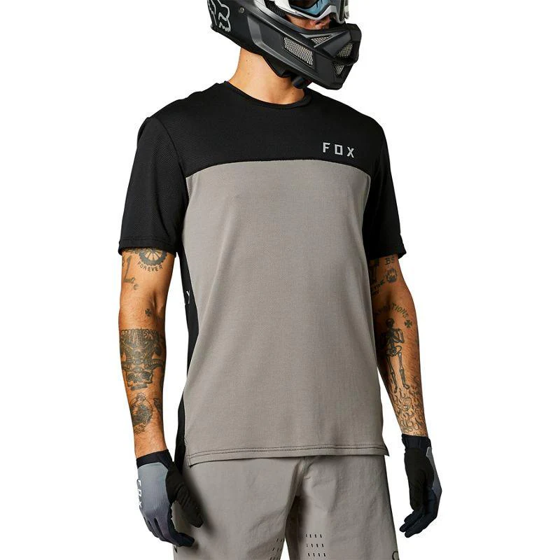 Polera Bicicleta Flexair Delta Gris Fox Racing