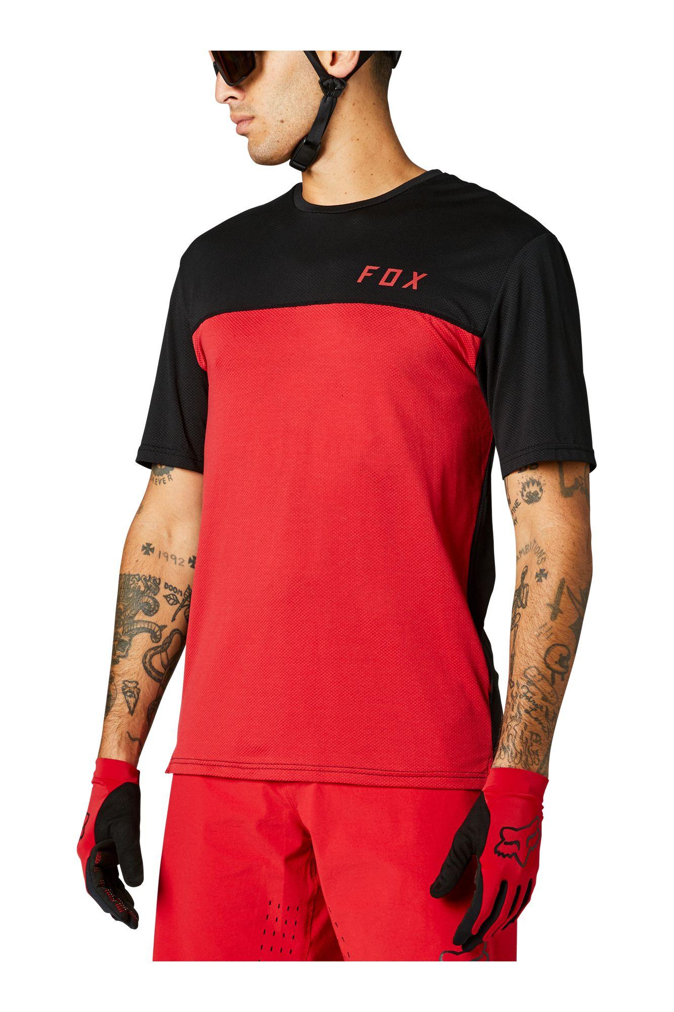 Polera Bicicleta Flexair Delta Rojo Fox Racing - Image 3