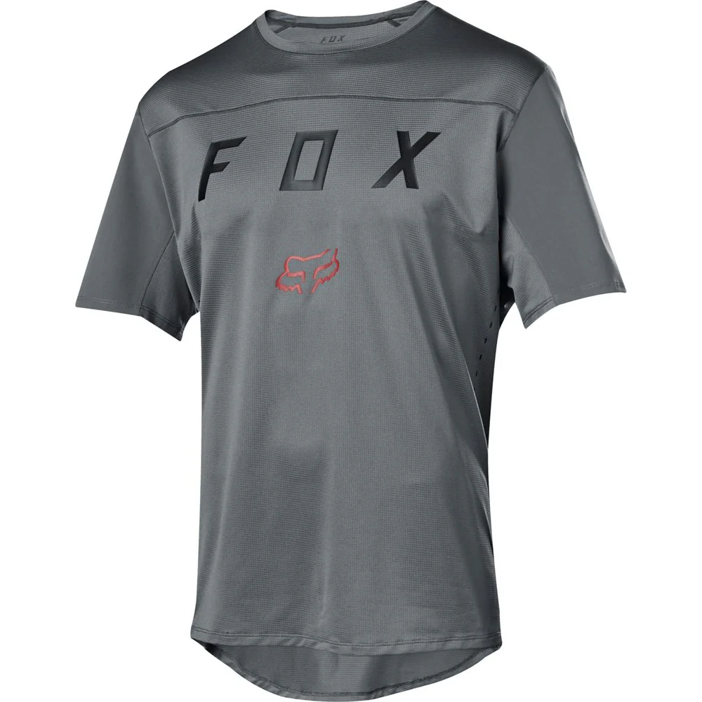 Polera Bicicleta Flexair Moth Gris Fox Racing