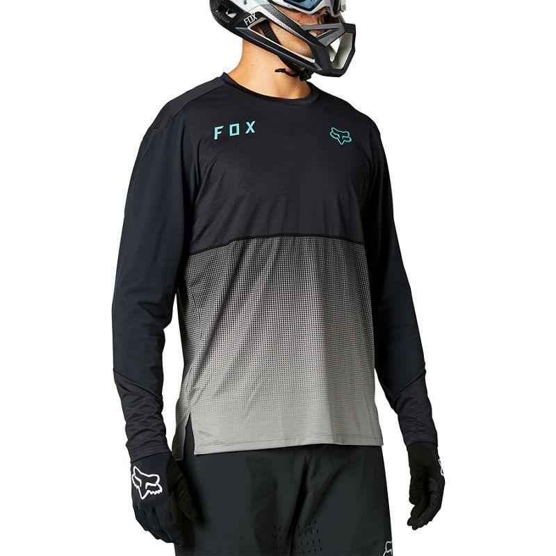Polera Bicicleta Flexair Negro Fox Racing