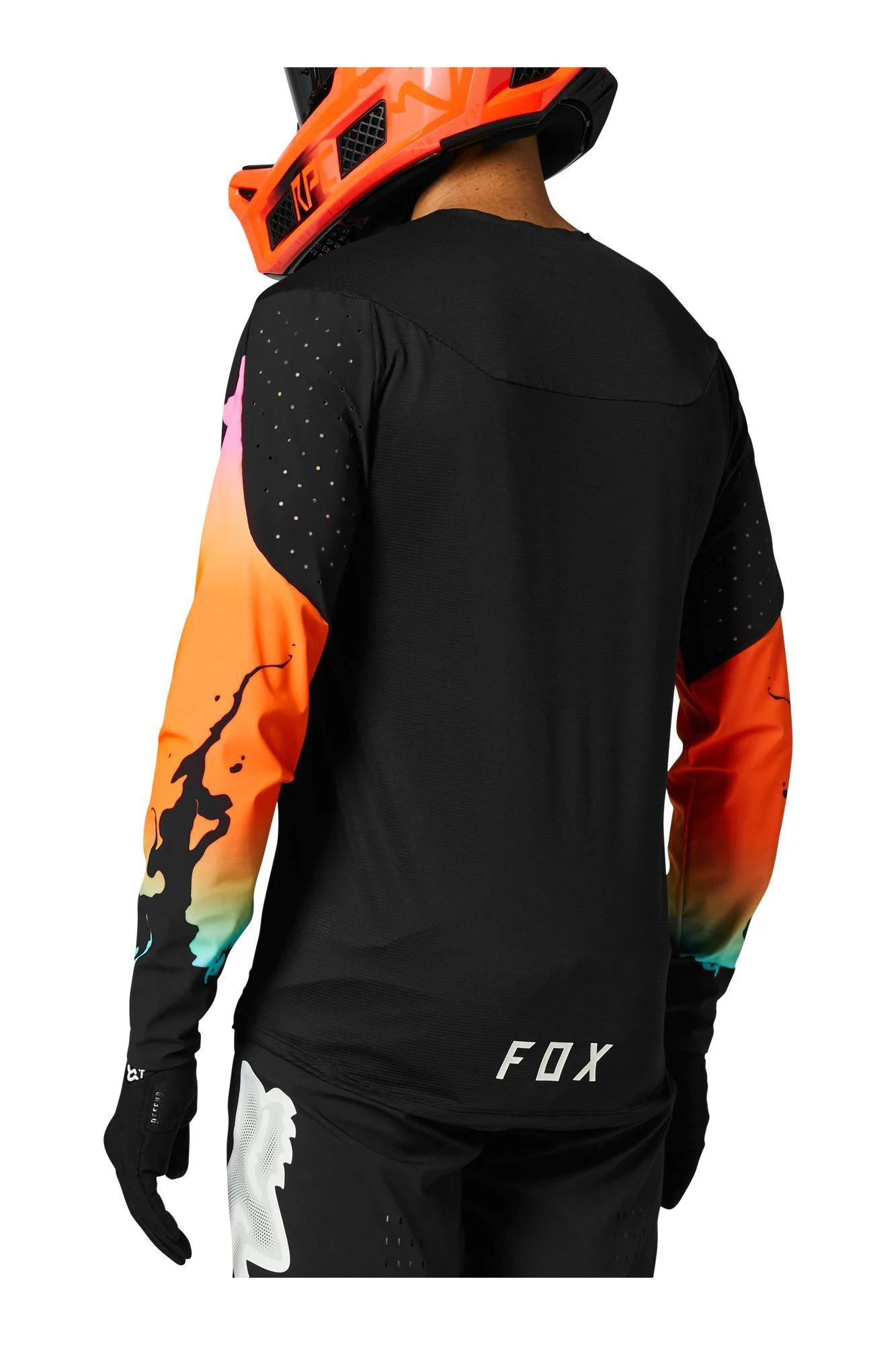Polera Bicicleta Flexair Pyre Negro Fox Racing - Image 2