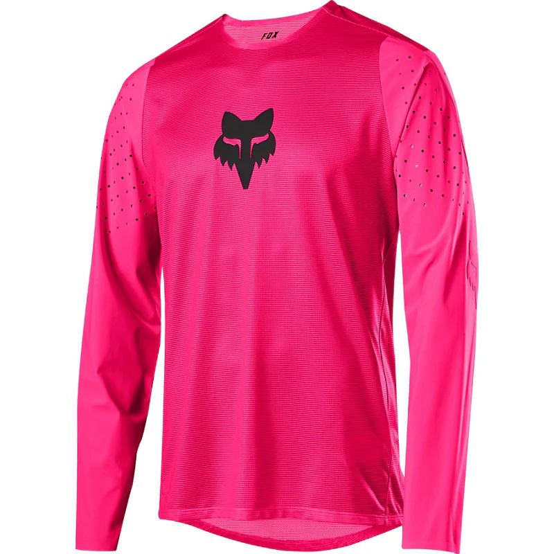 Polera Bicicleta Flexair Zebra Rosado Fox Racing