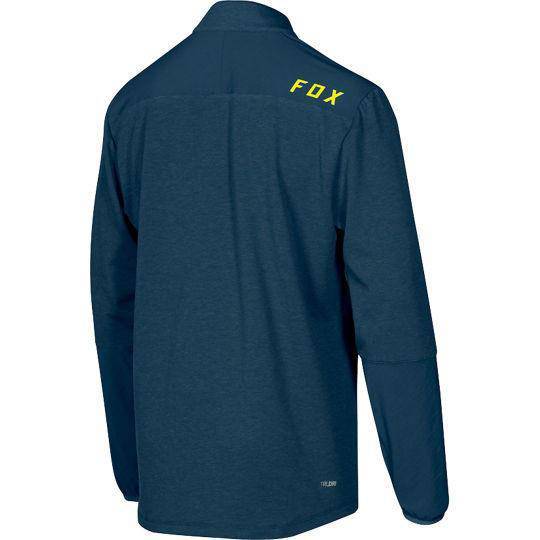 Polera Bicicleta Indicator Thermo Azul Fox Racing. - Image 2