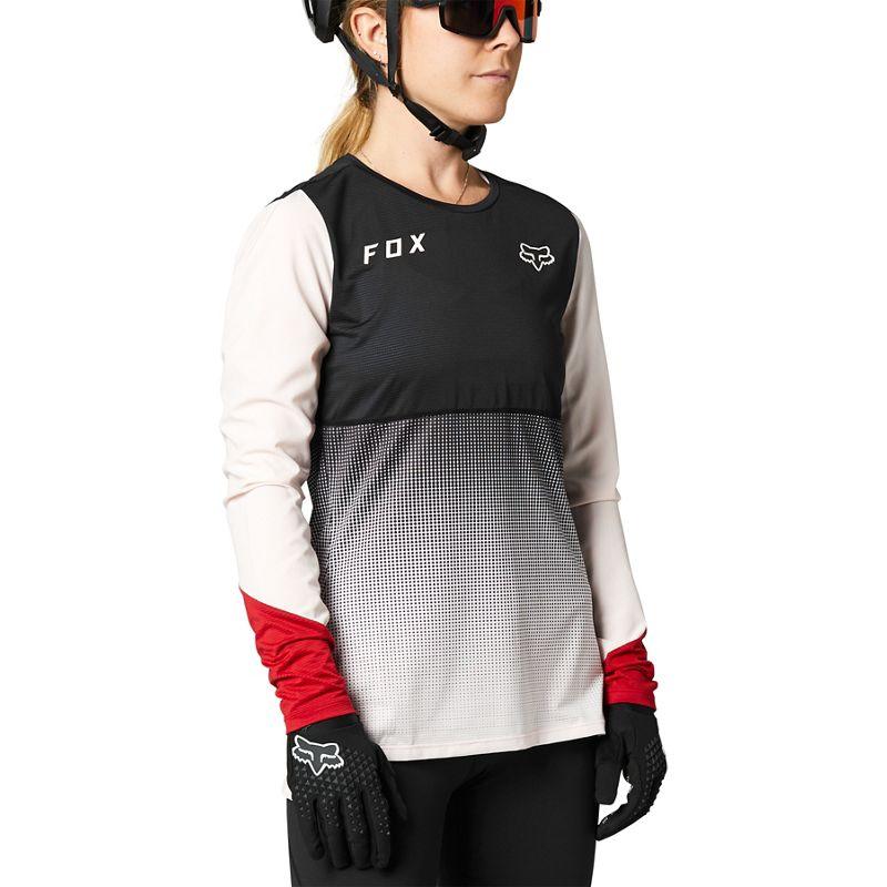 Polera Bicicleta Mujer Flexair Rosada Fox Racing