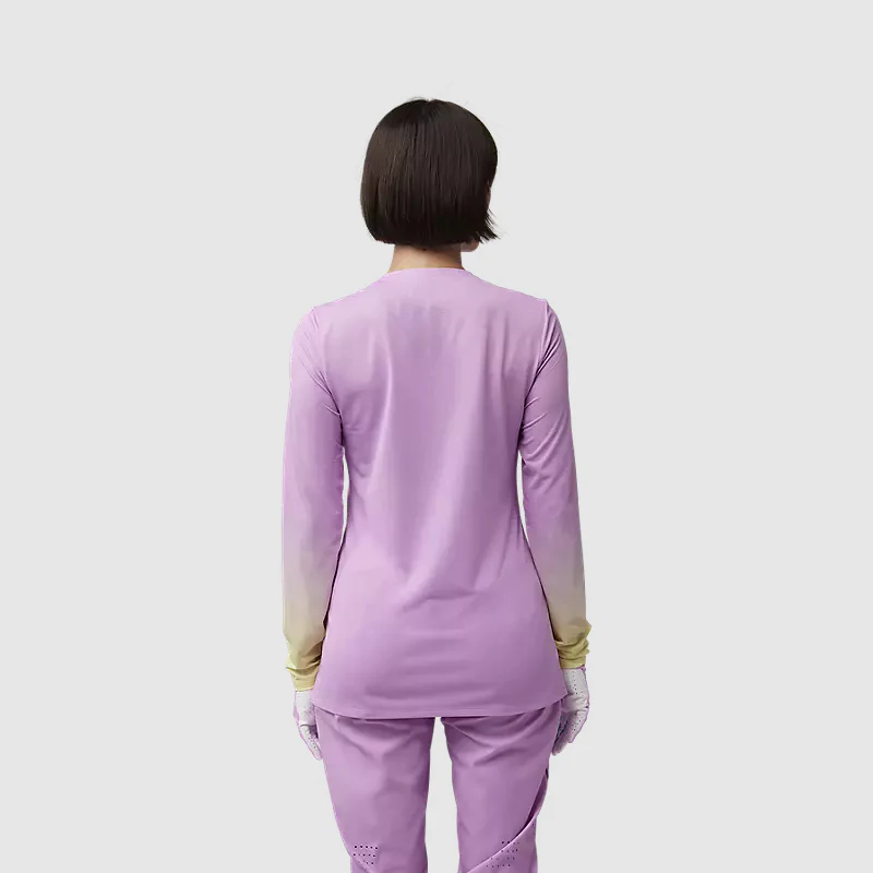 Polera Bicicleta Mujer Flexair TS57 Edicion Limitada Manga Larga Rosado Fox - Image 4