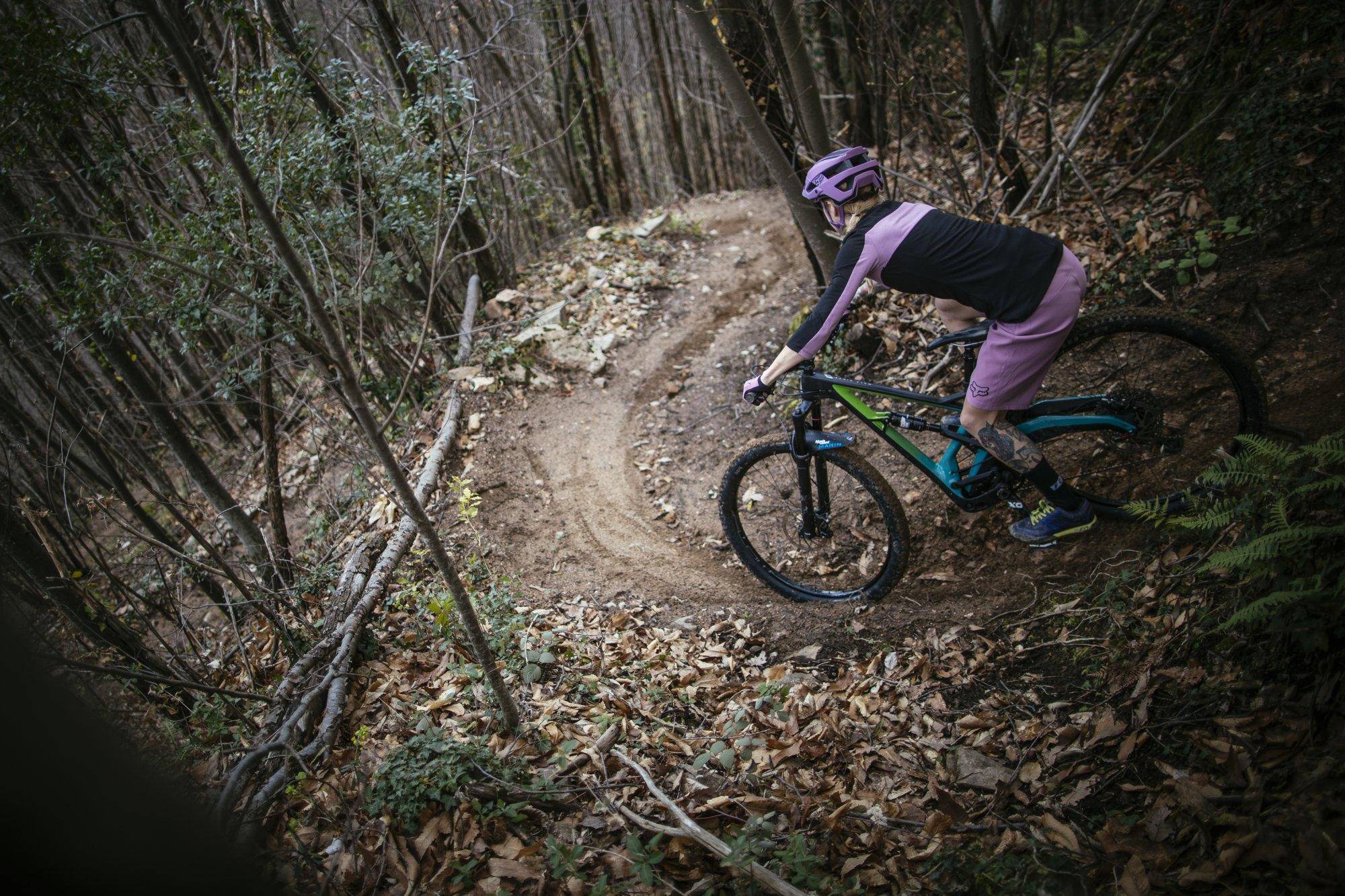 Polera Bicicleta Mujer Ranger Drirelease 3/4 Rosado Fox Racing. - Image 3