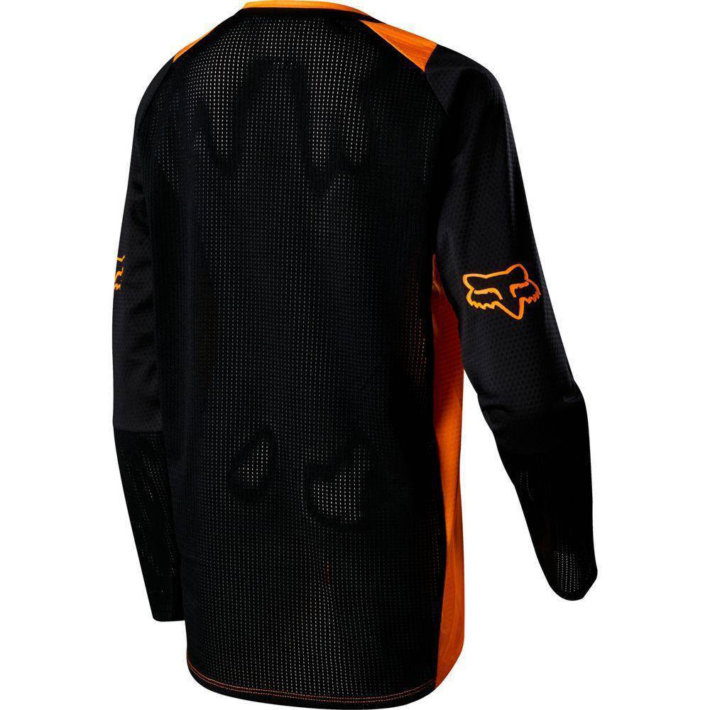 Polera Bicicleta Niño Defend Naranjo Fox Racing. - Image 2