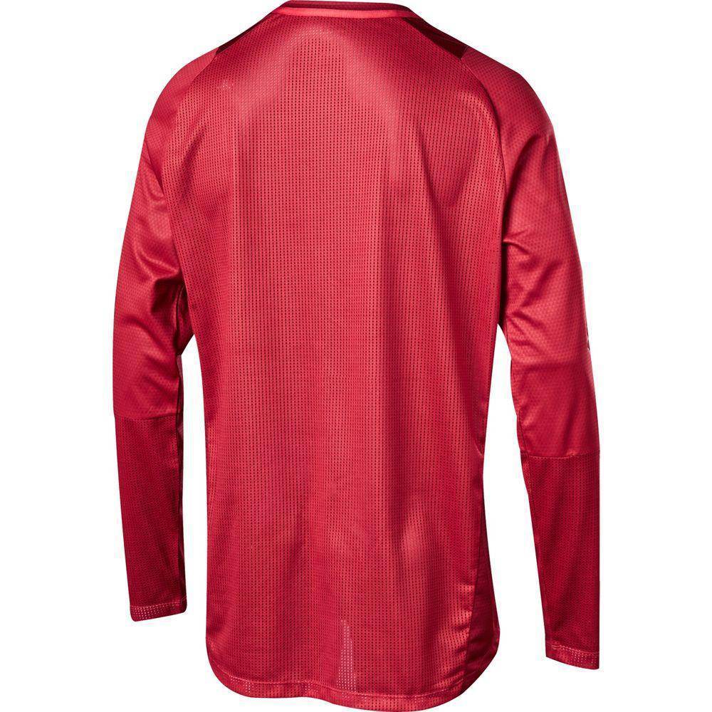 Polera Bicicleta Niño Defend Rojo Fox Racing. - Image 2