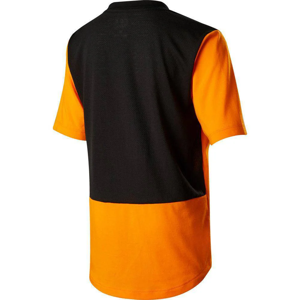 Polera Bicicleta Niño Ranger Drirelease Naranjo Fox Racing. - Image 2