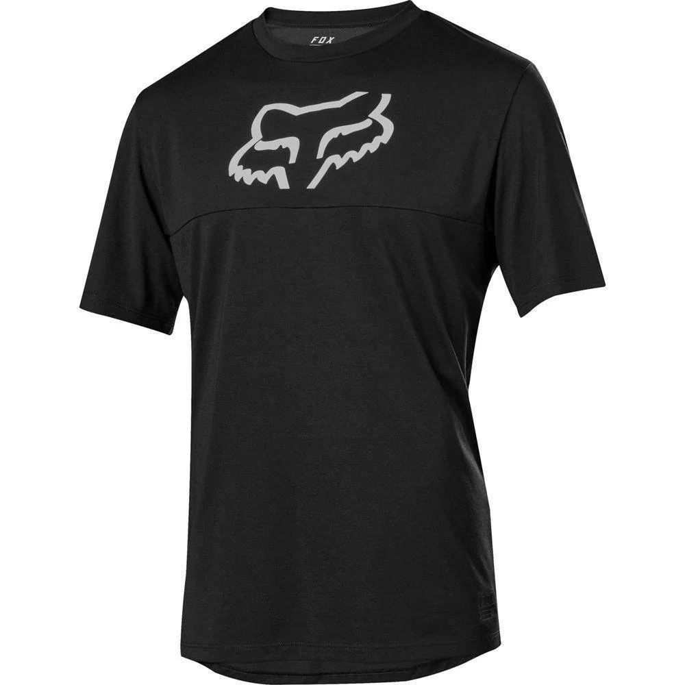 Polera Bicicleta Niño Ranger Drirelease Negro Fox Racing.