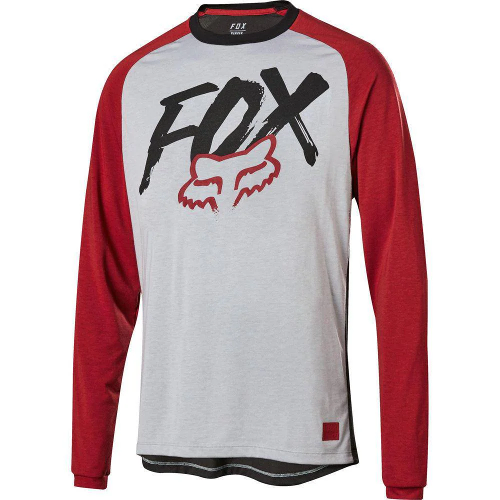 Polera Bicicleta Niño Ranger Drirelease Rojo Fox Racing.