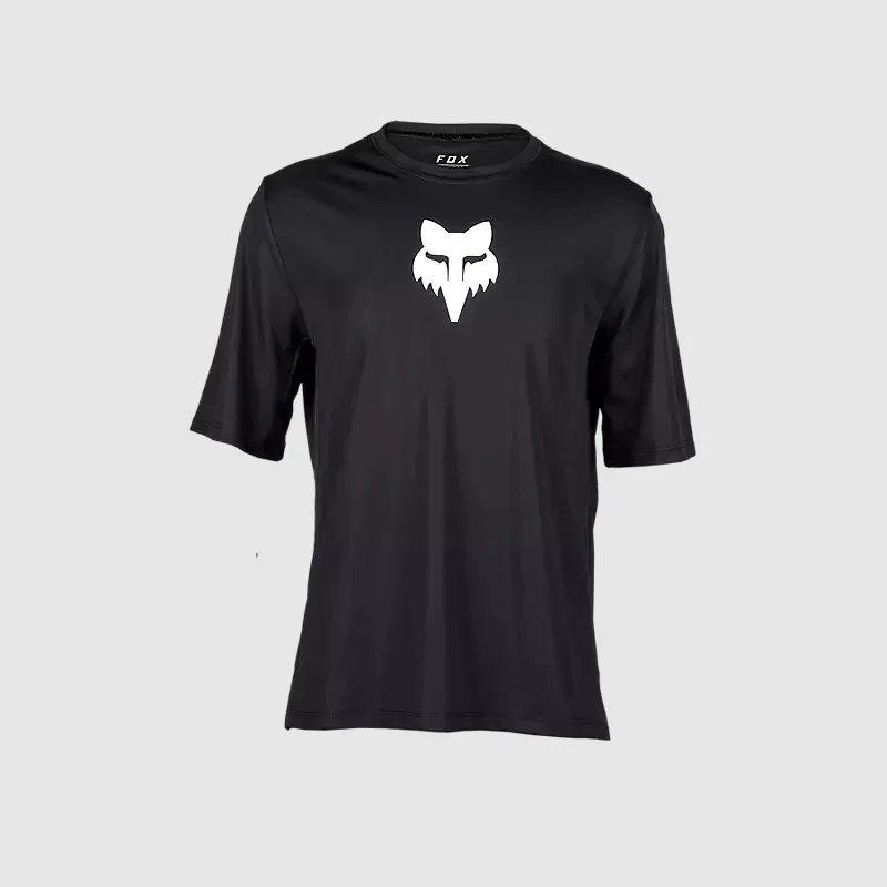 Polera Bicicleta Fox Niño Ranger Negro/Blanco