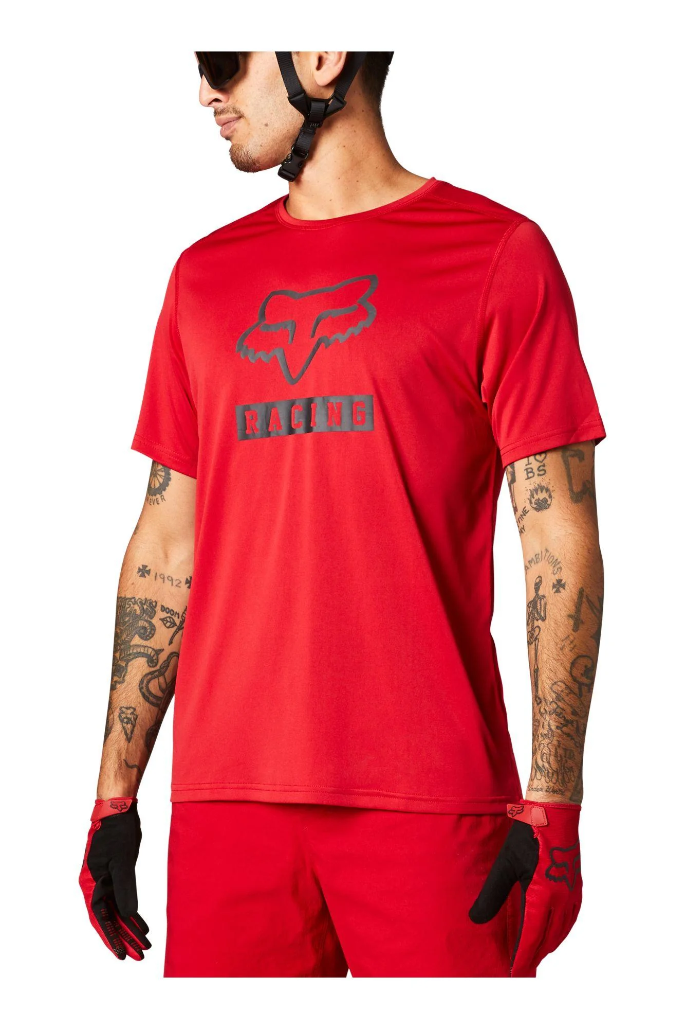 Polera Bicicleta Ranger Block Rojo Fox Racing - Image 3