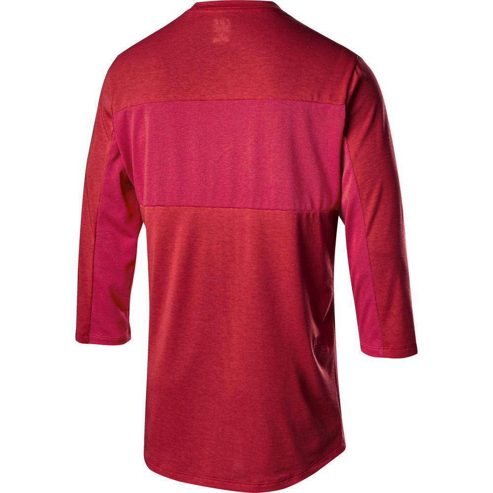 Polera Bicicleta Ranger Drirelease 3/4 Rojo Fox Racing. - Image 2