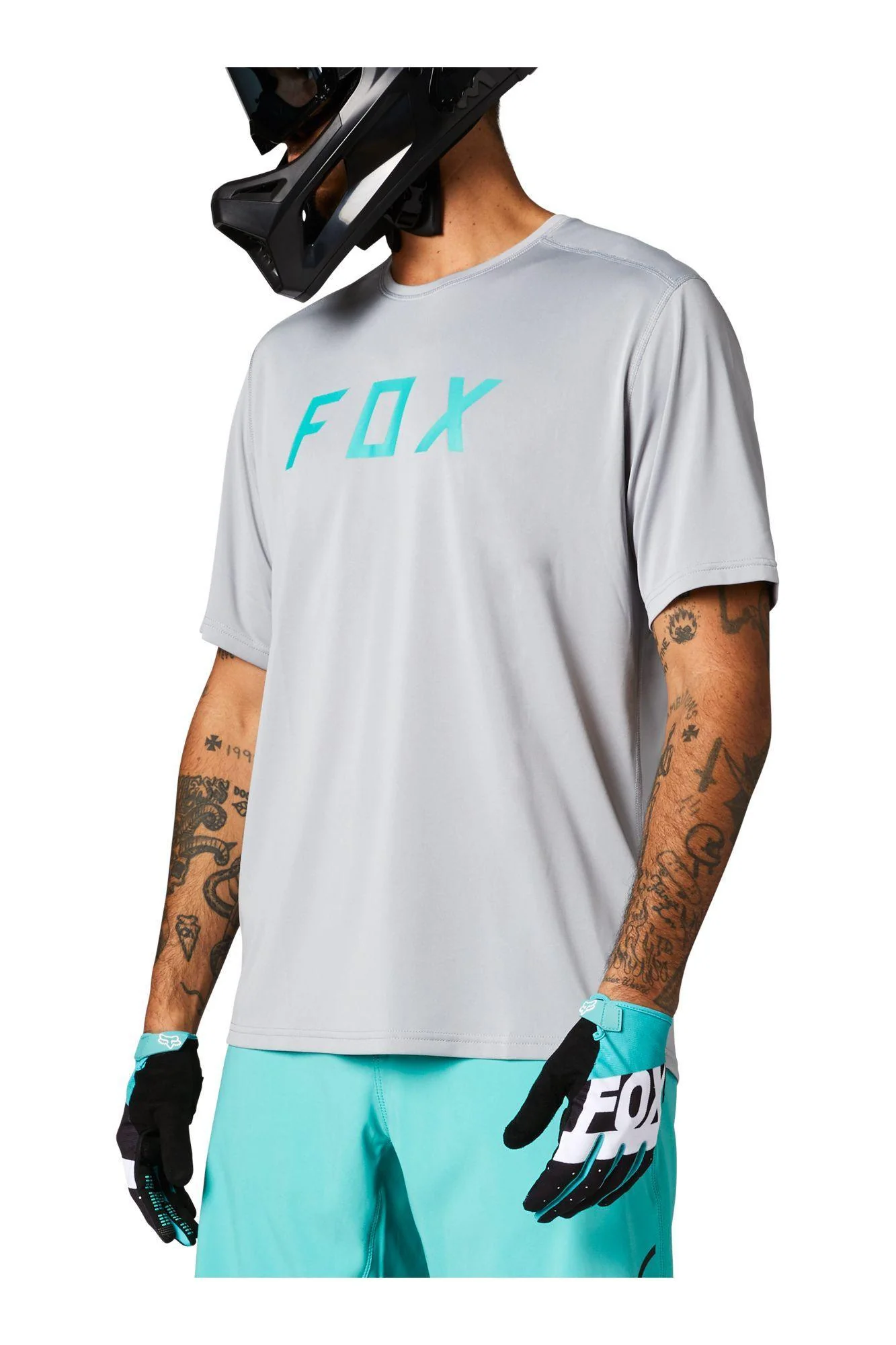 Polera Bicicleta Ranger Gris Fox Racing - Image 3