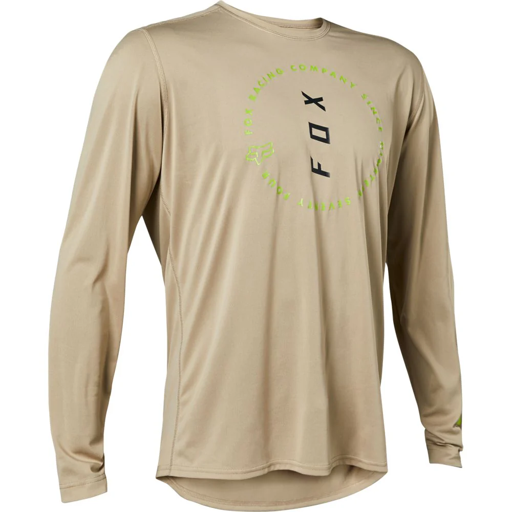 Polera Bicicleta Fox Ranger LS Vert Gris