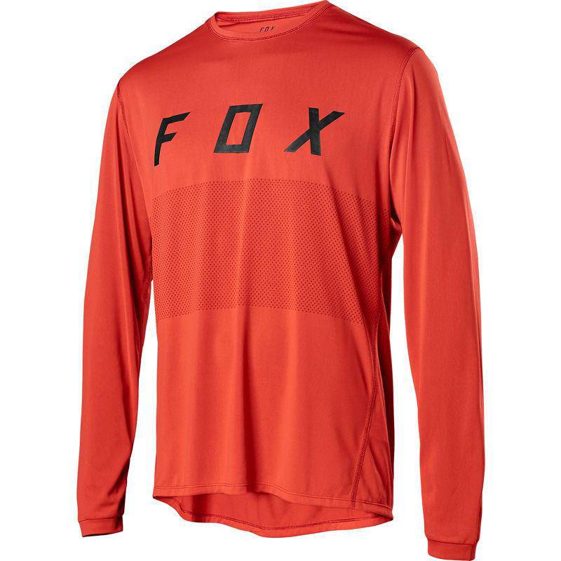 Polera Bicicleta Ranger Naranjo Fox Racing.