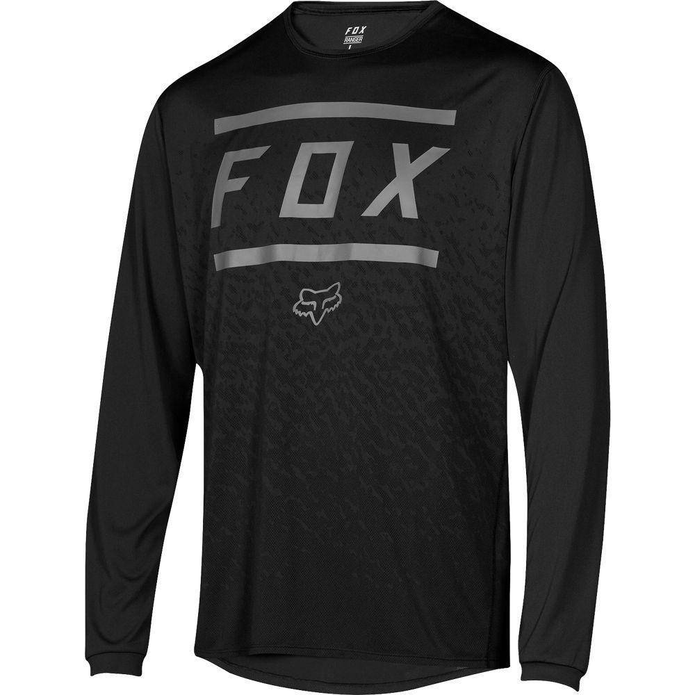 Polera Bicicleta Ranger Negro Fox Racing.