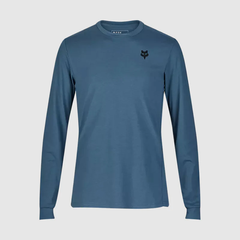 Polera Bicicleta Ranger Shepherds Drirelease Manga Larga Azul Fox