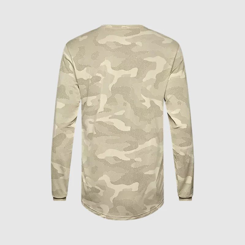 Polera Bicicleta Ranger TruDri Manga Larga Crema Fox - Image 2
