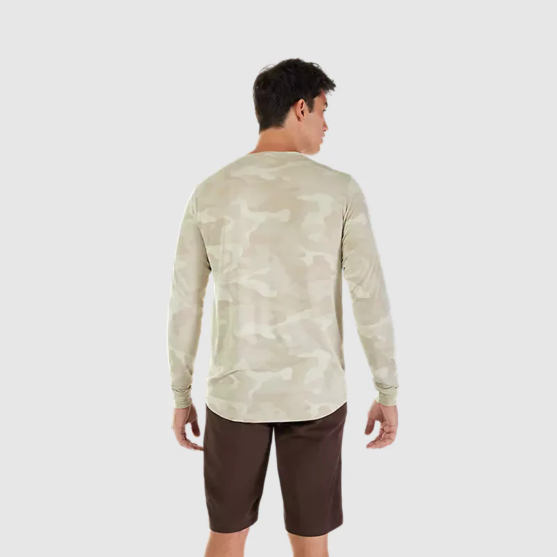 Polera Bicicleta Ranger TruDri Manga Larga Crema Fox - Image 4