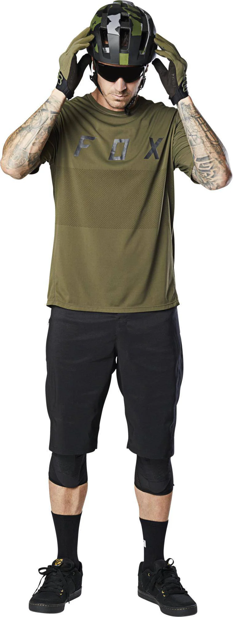 Polera Bicicleta Ranger Verde Fox Racing. - Image 2