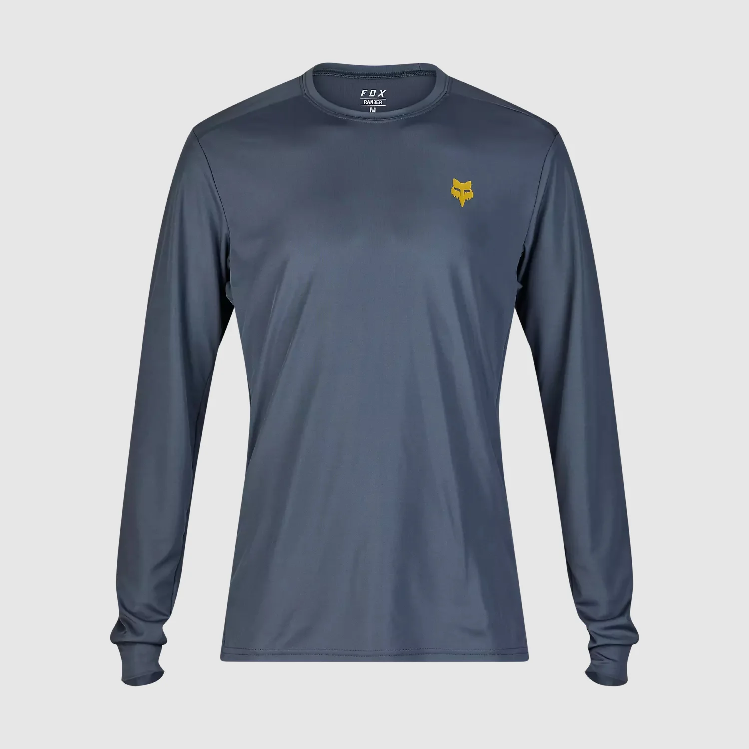Polera Bicicleta Ranger Wayfaring Manga Larga Grafito Fox