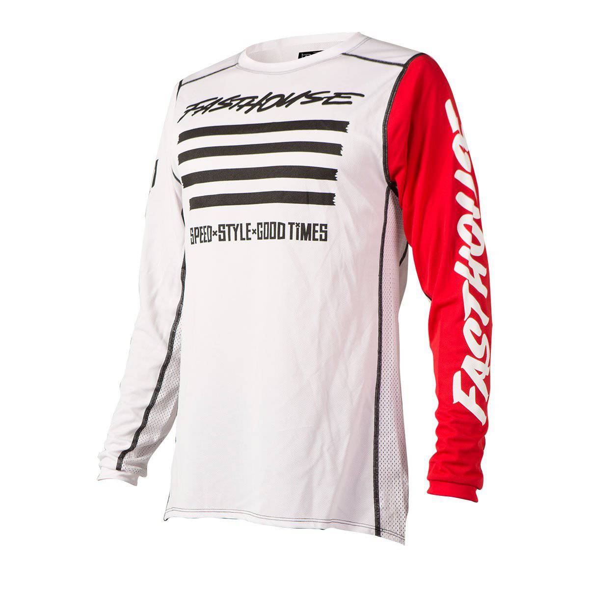 Polera Bicicleta Slash White