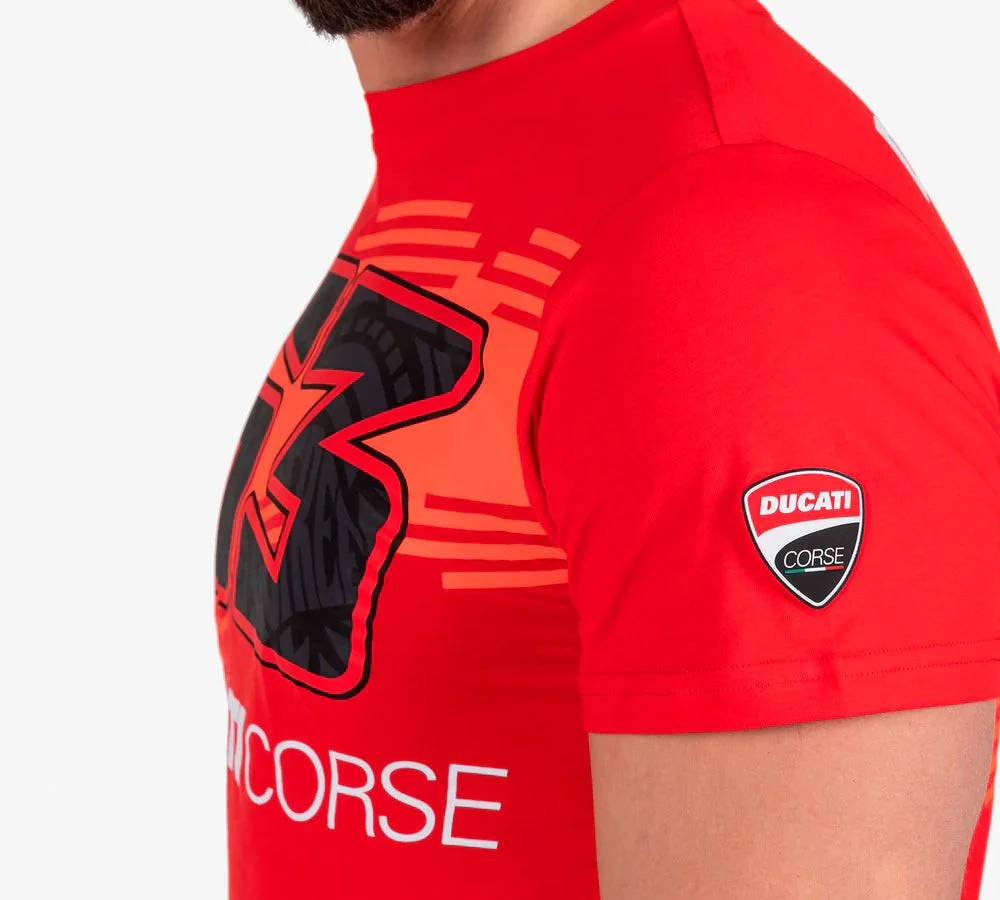 Polera / camiseta Ducati Corse Bagnaia 63 | VR46 - Image 3