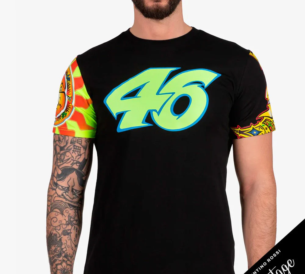 Polera / camiseta Sol y Luna Rossifume Heritage | VR46