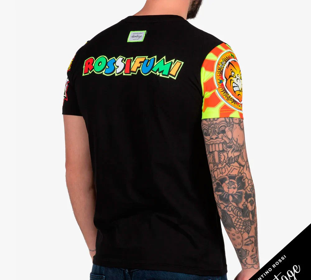 Polera / camiseta Sol y Luna Rossifume Heritage | VR46 - Image 2