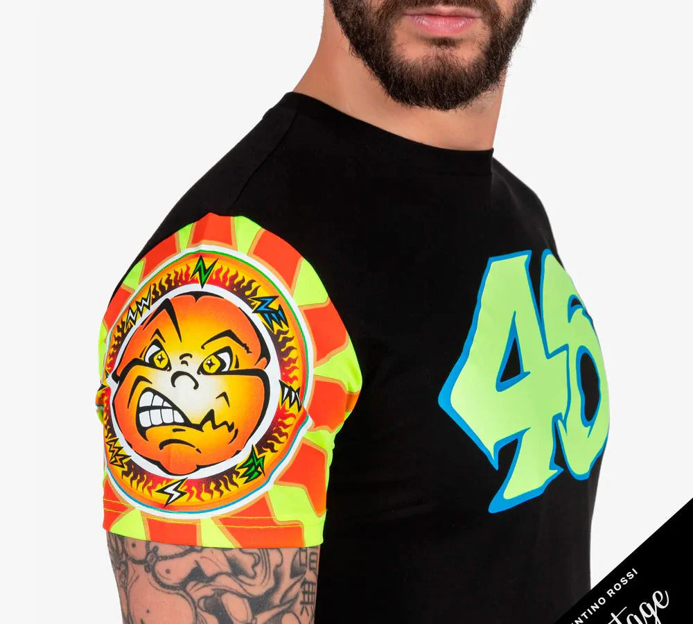 Polera / camiseta Sol y Luna Rossifume Heritage | VR46 - Image 3
