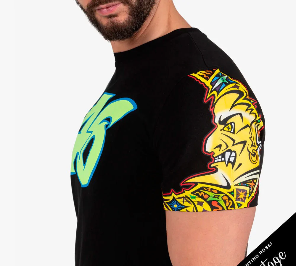 Polera / camiseta Sol y Luna Rossifume Heritage | VR46 - Image 4